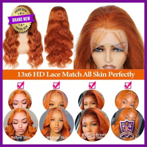 26 Inch 13x6 Lace Front Wig Human Hair Body Wave 180% Density Glueless main image 4
